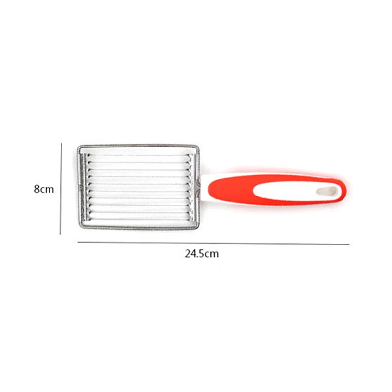Tomato Lunch Meat Slicer Vegetable Cutter Stainless Steel Ham Fruits Cutter Practical Kitchen Accessories Non-slip