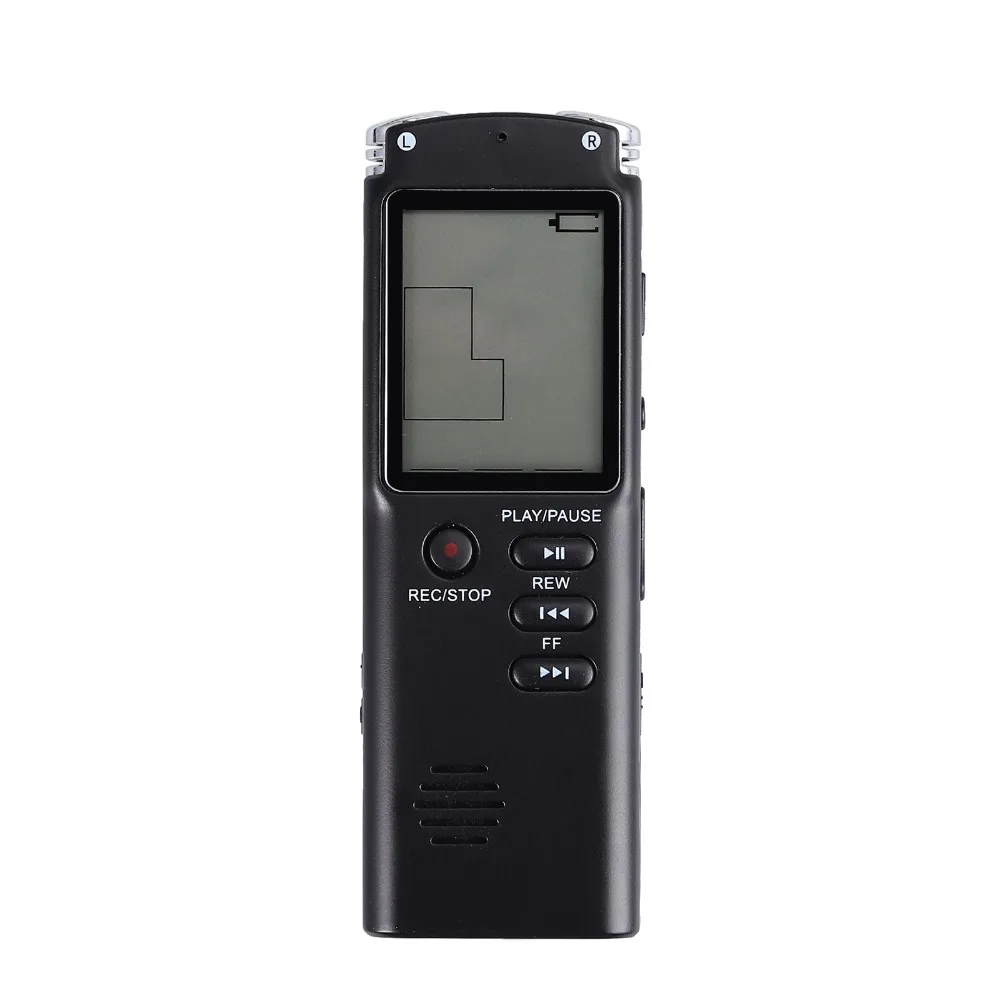 Neoteck 16 Гб перезаряжаемый цифровой звук диктофон USB lcd Диктофон MP3 плеер Высокое качество MP3 WAV формат записи