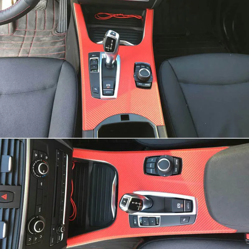 Samochód stylizacji 3D/5D z włókna węglowego wnętrza samochodu konsoli  środkowej zmienia kolor odlewnictwo naklejki naklejki dla Ford Mondeo MK4/5  2013-2019