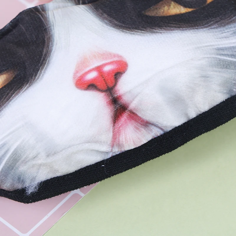 Милая хлопковая Пылезащитная маска для лица с рисунком аниме Kpop Lucky Bear Dog Cat для женщин и мужчин муфельные маски со ртом для лица