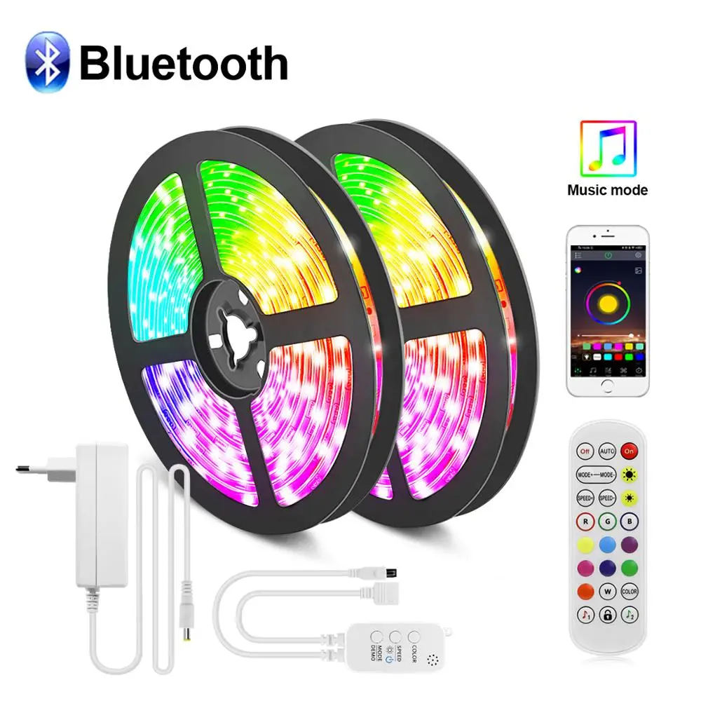 全品送料無料】 LEDWTP 音楽 + Bluetooth RGB LED ストリップライト 