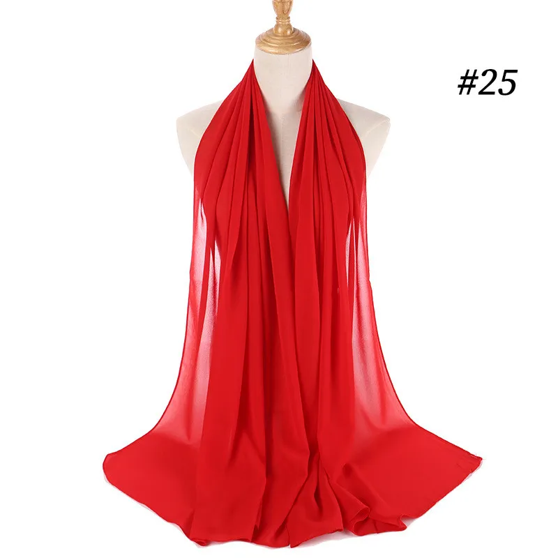 Hef60291a24af42fdb0f574118d436c89u 70x180cm bubble chiffon Muslim headscarf for women solid color hijab scarf shawls and wraps hijab femme Musulman kopftuch Mallzona