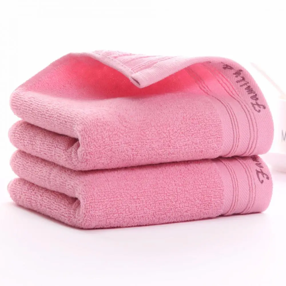 pink Хлопковое банное полотенце мягкое Впитывающее пляжное полотенце для лица s для взрослых ванной прямоугольное банное полотенце s для спа домашнего душа использование домашнего текстиля - Цвет: pink