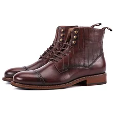 Autumn Men Chelsea Boots Luxury Designers Quality Tactical Desert Combat Handmade Ankle Work Shoes Genuine Leather Autumn Men Chelsea Boots Luxury Designers Quality Tactical Desert Combat Handmade Ankle Work Shoes Genuine Leather