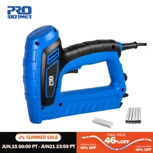 2000W eléctrico pistola de clavos de 220V-240V de la madera de clavadora Clavo recto y puerta de grapadoras de herramienta de poder por PROSTORMER(China)