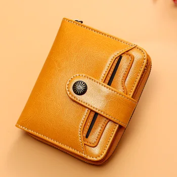 

Ladies Wallet Stylish New Bi-Fold Ms. Wallet Short Cute Little Change Tri-Fold Wallet Wallet