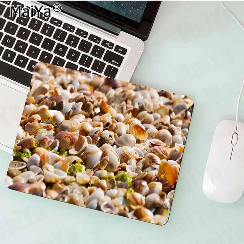 MaiYaCa ракушки на пляже маленький коврик для мыши PC компьютерный коврик резиновый ПК компьютерный игровой коврик для мыши