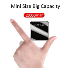 Внешний аккумулятор 20000 мА/ч, 20000 А, быстрая зарядка, внешний аккумулятор мА/ч, USB внешний аккумулятор, зарядное устройство для Xiaomi Mi, 9, 8, iPhone, 11 X