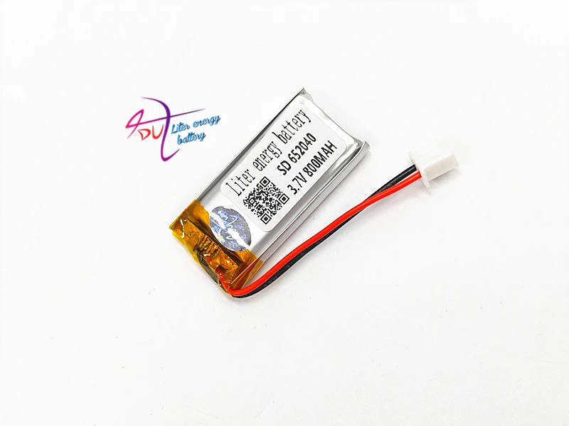 XHR-2P 2,54 10 шт 800mAh 652040 3,7 V 702040 литий-полимерная LiPo аккумуляторная батарея для Mp3 наушников DVD bluetooth камеры