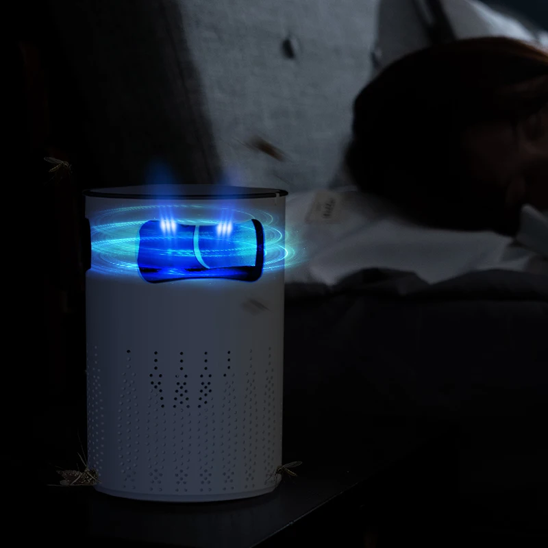 2020 Mosquito Killer Lamp No Noise No Radiation UV Night Light USB Insect Killer Bug Zapper Mosquito Trap Lantern Repellent Lamp