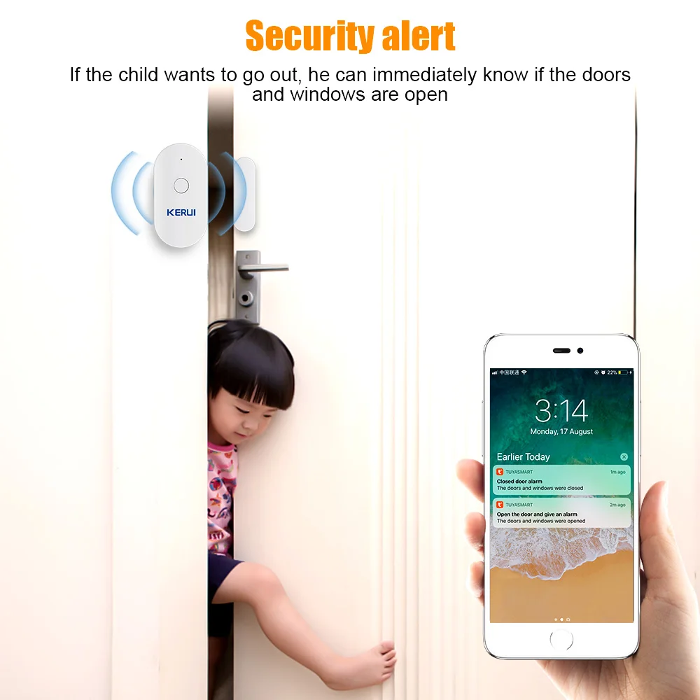 Window and Door Sensor For Home Wireless Alarm System