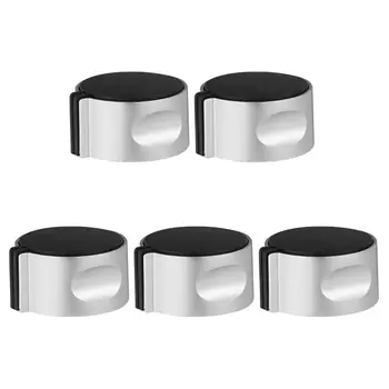 

5PCS Gas Stove On-Off Knob Cooker Metal Button Ignition Switch Button Gas Stove Accessory for Home Kitchen Replacement