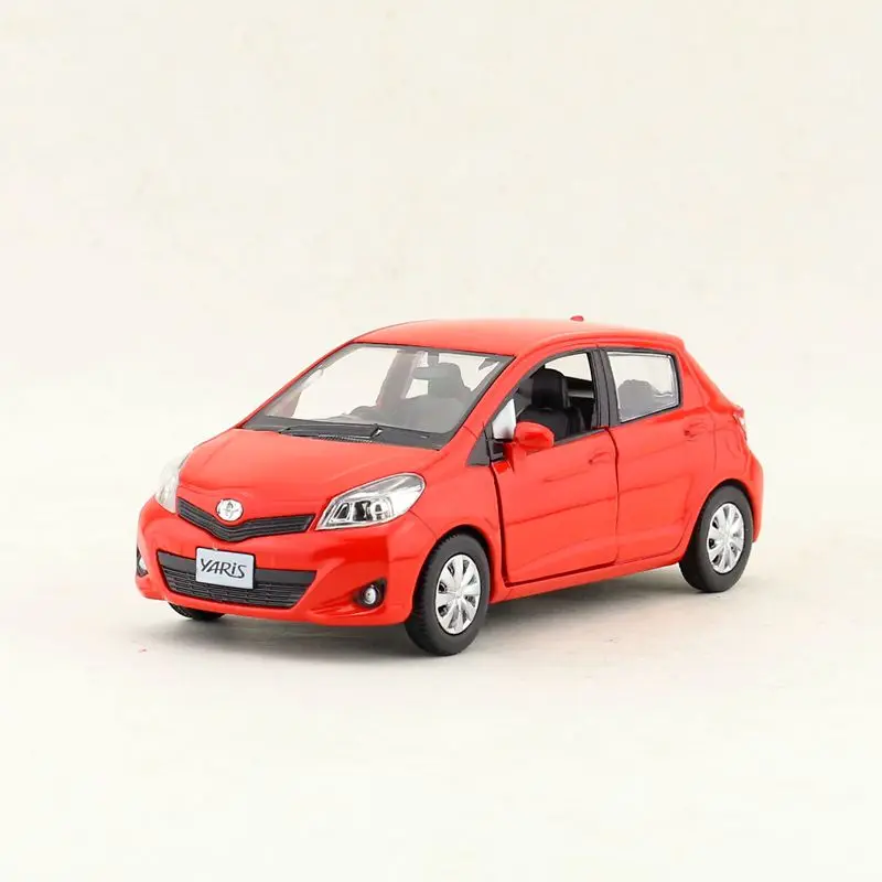 Точная имитация эксклюзивный Diecasts& Toy Vehicles: RMZ city автомобильный Стайлинг TOYOTA Yaris 1:36 литой под давлением автомобиль модель оттяните назад Автомобили