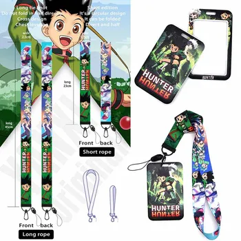 

Anime Hunter X Hunter Keychain Lanyards Id Badge Holder ID Card Pass Gym Badge Holder Key Strap