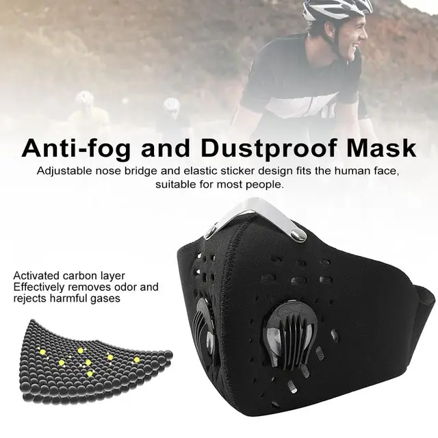 10 pcs anti-fog cycling mask unise