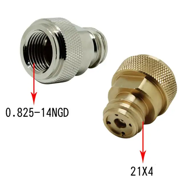 Szódavíz-Konverziós Csatlakozó L Alakú Csavarkulcs-Interfész Tr21-4 G1/2 Könnyű Gáz Újratöltése Sportos Adapter - Image 2