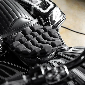 

Motorcycle Air Seat Cushion Pressure Relief Ride Seat Cushion TPU Water-Fillable Seat Pad for Cruiser Touring Saddles