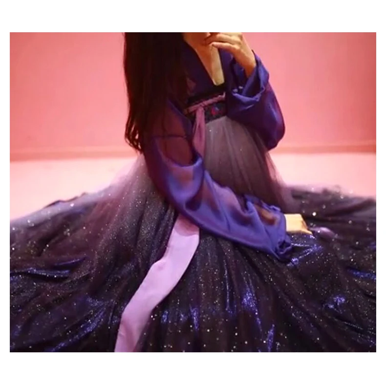 Hanfu женское китайское народное платье Wushu одежда женская одежда в старинном стиле сказочное платье в традиционном китайском стиле Одежда для женщин DL4466
