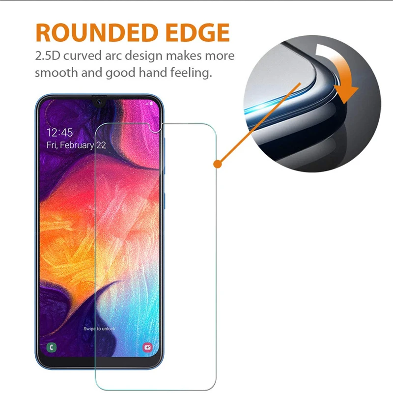 2 in 1 screen protector for samsung galaxy a20 a30 a40 a50 a10 a70 protective glass 2
