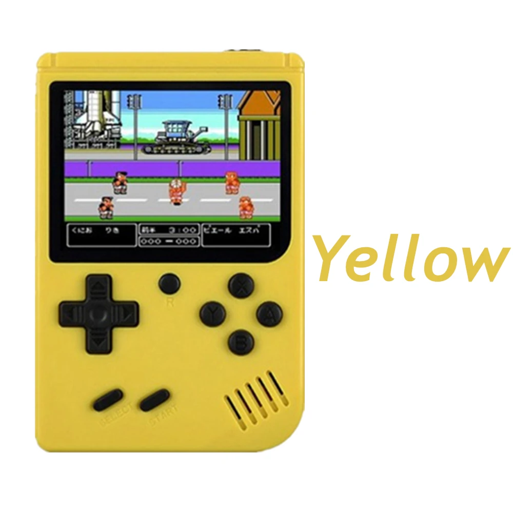 Ретро портативная мини портативная игровая консоль 8 бит 3,0 дюймов цветной ЖК-дисплей Детский Цветной игровой плеер встроенный 500 игр лучший подарок