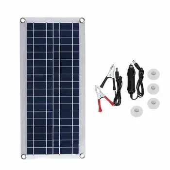 

50W 12V dual USB flexible solar charging board Controller Protection Board charger Time switch