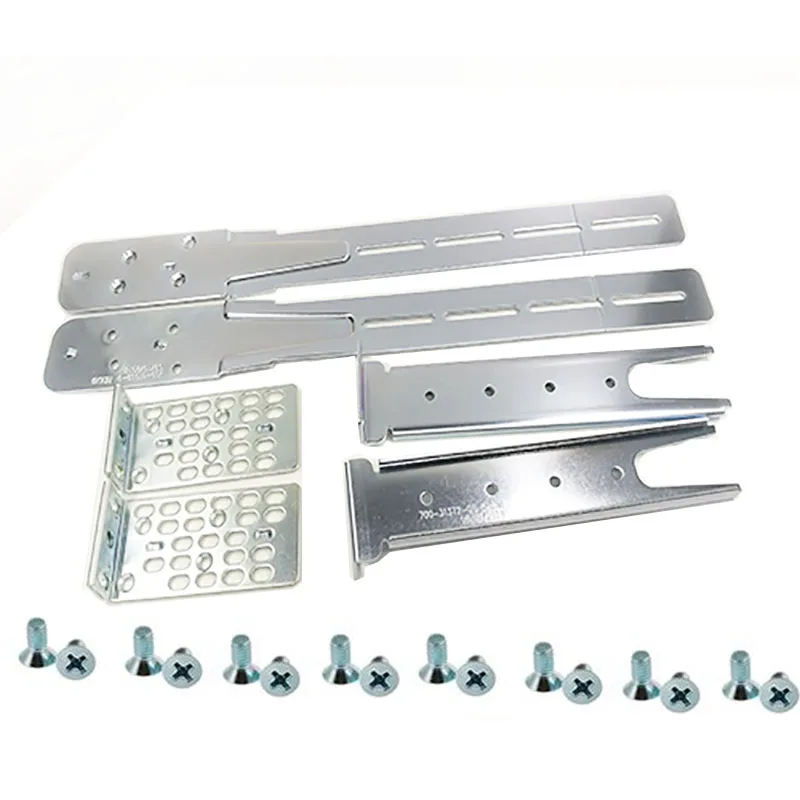 A-Set-C3KX-4PT-KIT-Rack-Mount-Kit-Extension-Rails-Brackets-4-Point-for ...