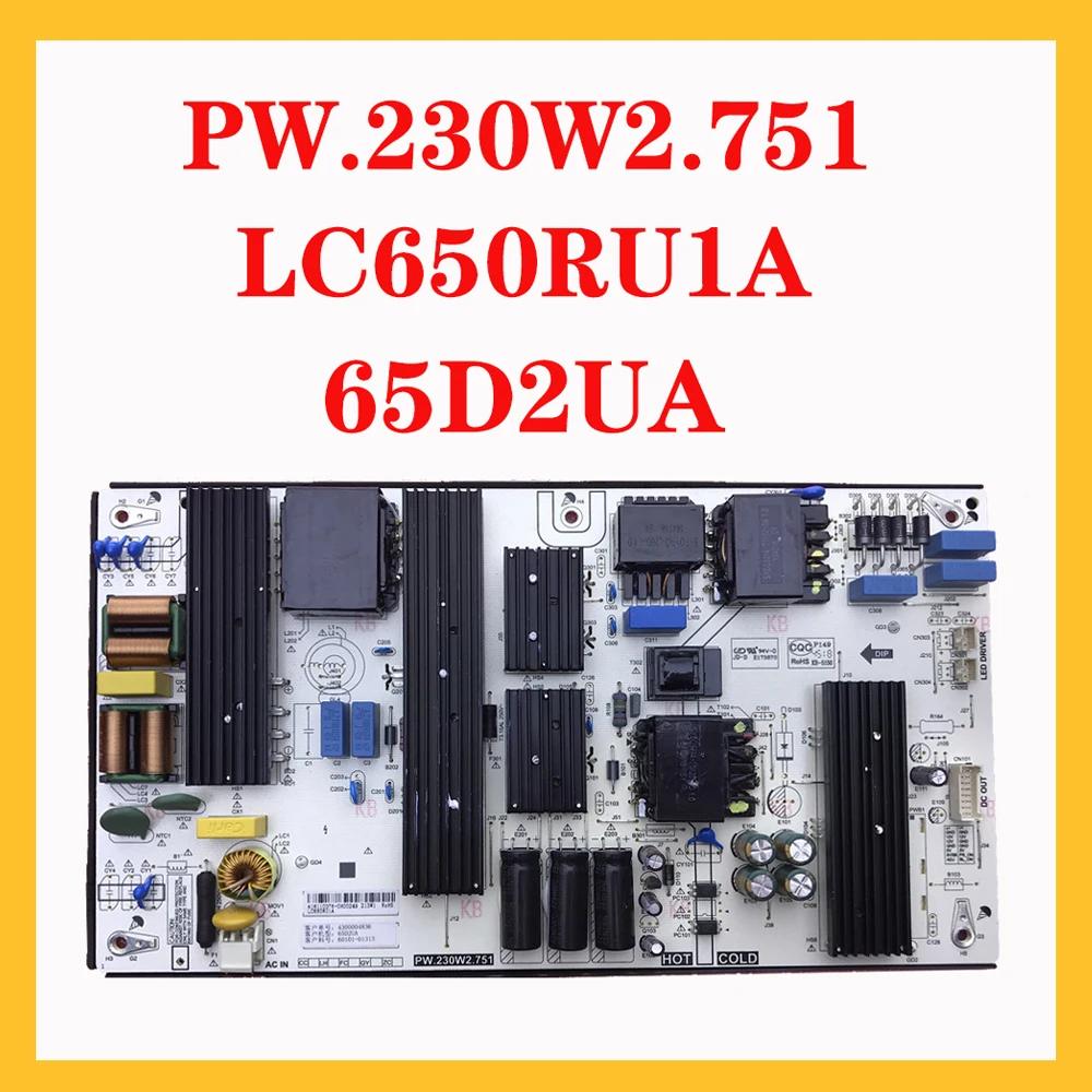 PW.230W2.751 LC650RU1A 65D2UA плата электропитания для ТВ VIZIO профессиональная тестовая