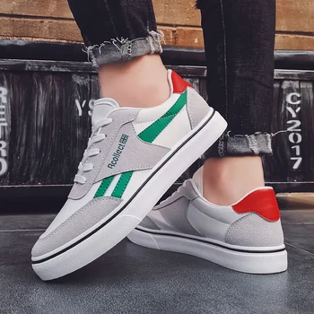 

2020 Spring Non-slip Mens Skateboarding Shoes Outdoor Low Up Walking Shoes Breathable Sneakers Canvas Trainers Shoes