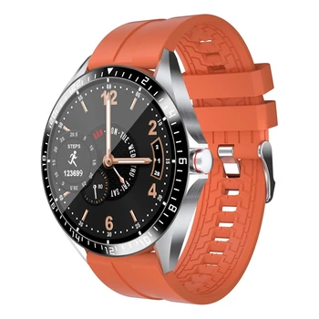 

GW16 Full Round Contact Sn Wristband HR Blood Pressure O2 Monitor Weather Display Bluetooth Smart Watch