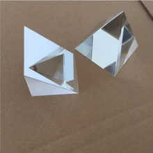 Оптическая Призма K9 Материал 50*50*50 мм Прямоугольный Стеклянный настраиваемый измерительный прибор с внешним отражением