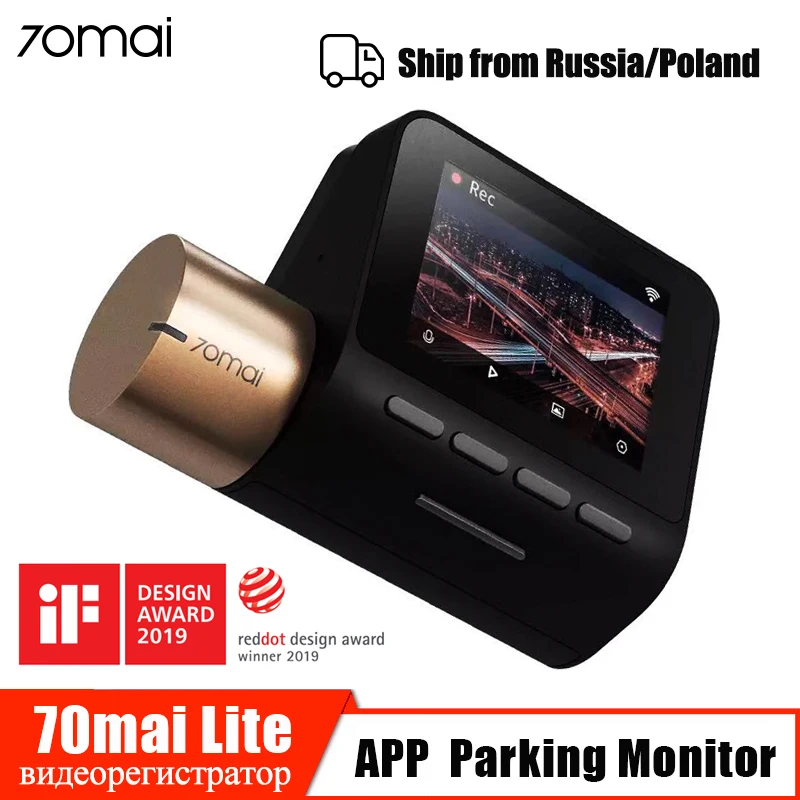 

70mai Dash Cam Lite Wifi GPS Module Speed 70 Mai Dashcam Car DVR Camera 24H Parking Monitor 1080P HD Night Vision Video Recorder