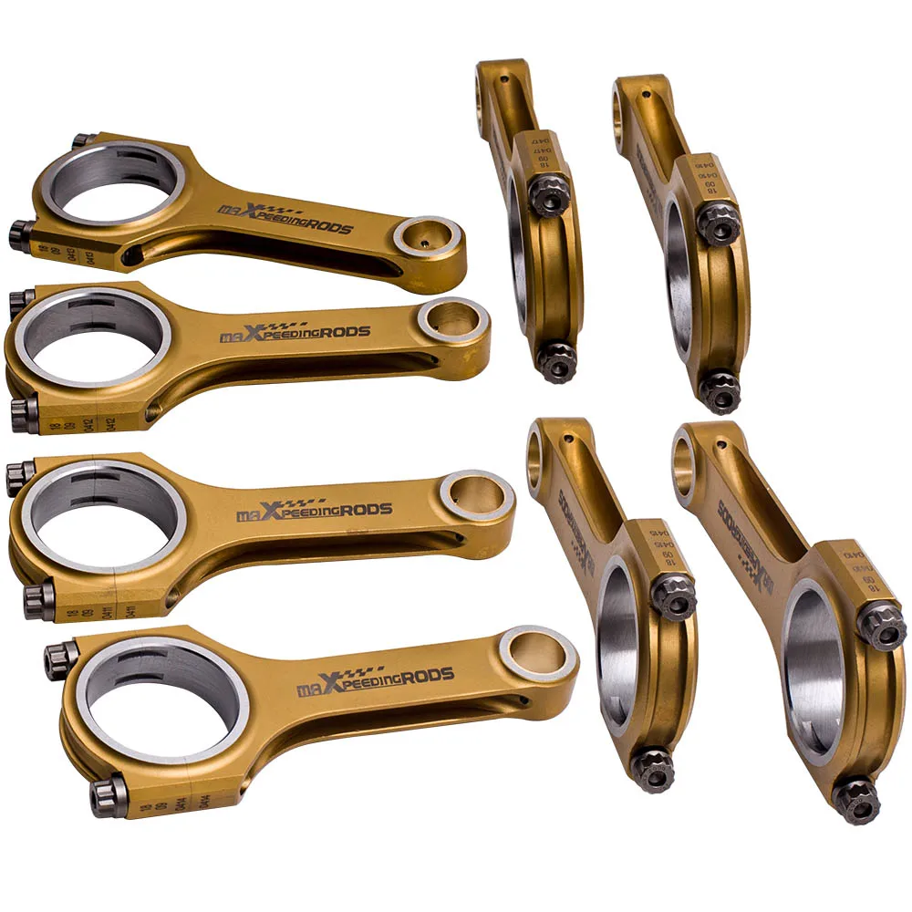 Maxpeedingrods Titanizing 4340 Steel Connecting Rods For Toyota 2ur Gse 5 0l Engine Conrods Arp Bolts Shot Peened Bielle Pistons Rings Rods Parts Aliexpress