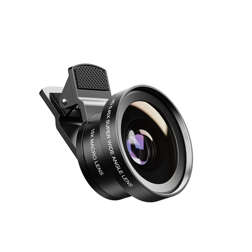52mm Macro Wide Angle Lens for Smart Mobile Phone