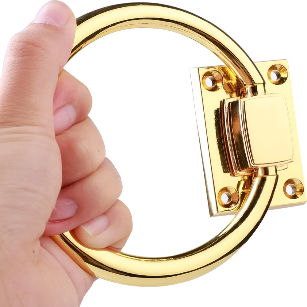 Furniture Hardware Drawer Pull Cabinet Handle Door Ring with Screws