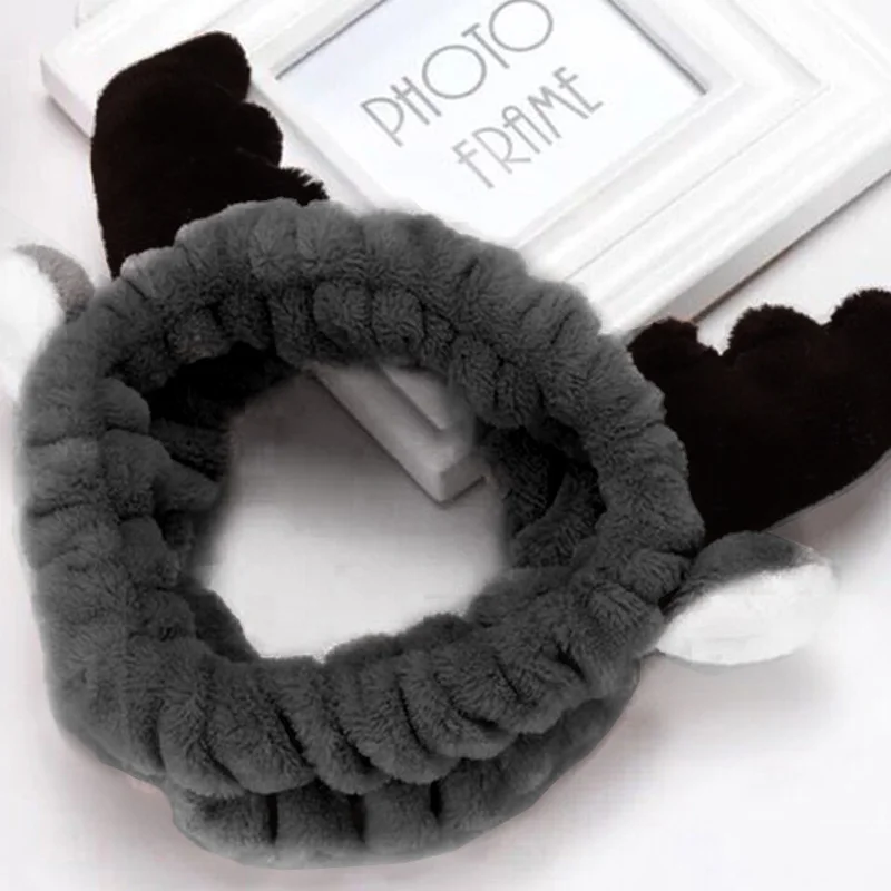 Повязка на голову с милым оленем спортивный аксессуар для волос йоги маска лица