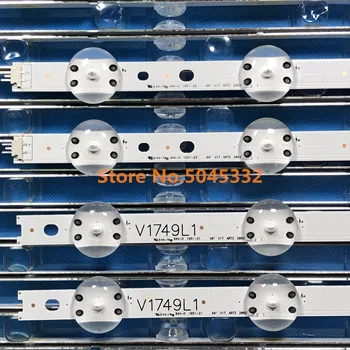 

New 10set=40 PCS LED strip For LG 49UV340C 49UJ6565 49UJ670V V17 49 R1 L1 ART3 2862 2863 6916L-2862A 6916L-2863A