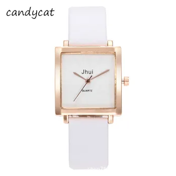 

CandyCat Fashion Women's Square Watch Simple Fashion Student Test Watch School Gift Watch