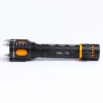 

Outdoor Multi-Function Self-Defense Flashlight Led Strong Light Charging Flashlight Attack Self-Defense Camping Gift Set