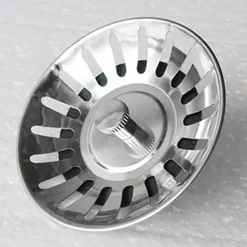 

1pc Stainless Steel Kitchen Sink Strainer Drains Filter Stopper Waste Plug Bathroom Lavabo Hair Colander Catcher