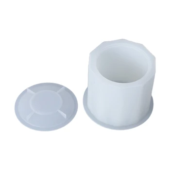 

1 Set DIY Crystal Epoxy Resin Mold Cylinder Storage Box Casting Silicone Mould AXYD