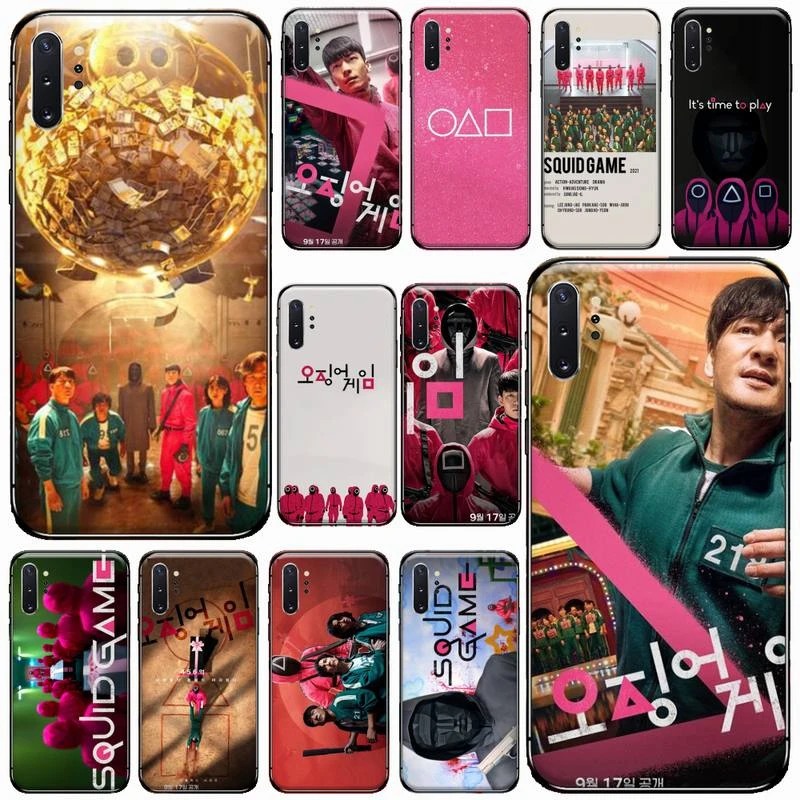 Squid Game Phone Case For Samsung Galaxy S8 S9 S10 Plus S10e Note 3 4 5 6 7 8 9 10 Pro Lite Cover Phone Case Covers Aliexpress Squid Game Phone Case For Samsung Galaxy S8 S9 S10 Plus S10e Note 3 4 5 6 7 8 9 10 Pro Lite Cover Phone Case Covers Aliexpress