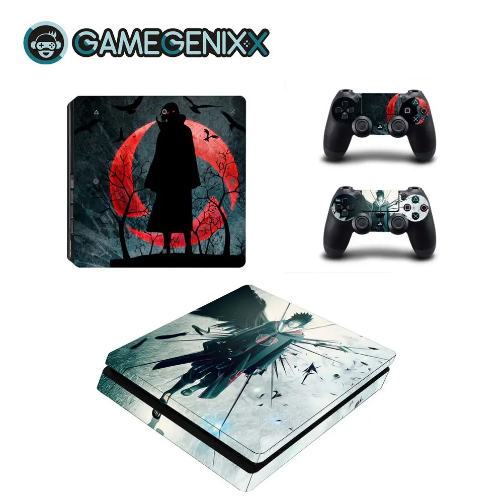 GAMEGENIXX Кожа Наклейка виниловая оберточная Крышка для PS4 Slim консоли и 2 контроллеров-Наруто