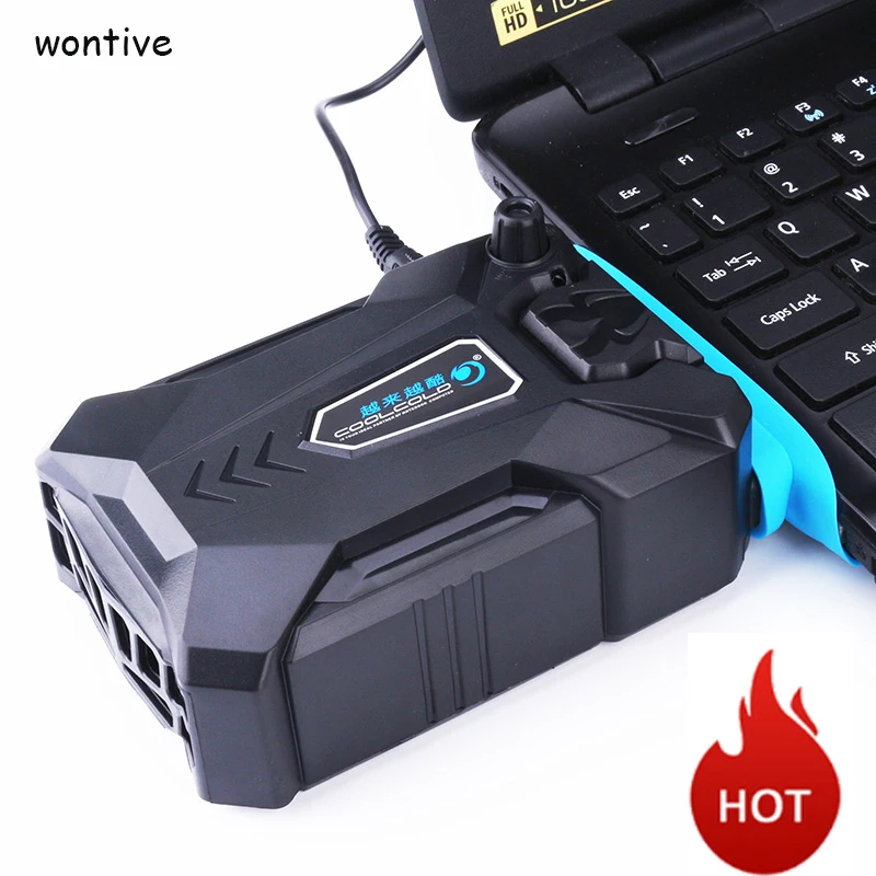 

NEW Portable Notebook Laptop Cooler USB Air External Extracting Cooling Fan for Laptop Speed Adjustable for 15 15.6 17 Inch
