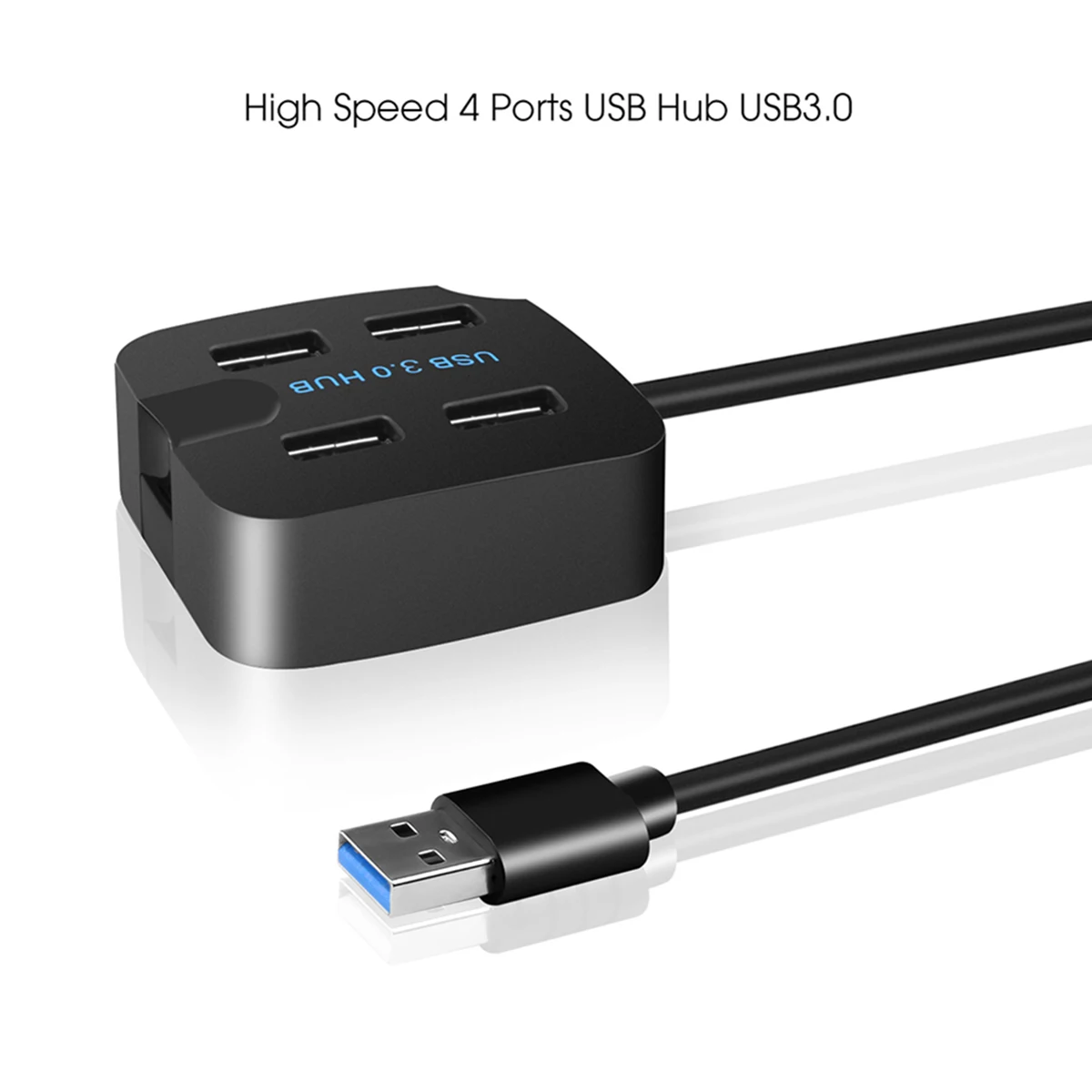 4 портовый концентратор USB 3 0 подключи и играй разветвитель адаптер с кронштейном
