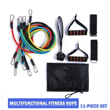 

11pcs/set Pull Rope Fitness Exercises Resistance Bands Latex Tubes Pedal Excerciser Body Training Workout Yoga Rubber Loop Tube