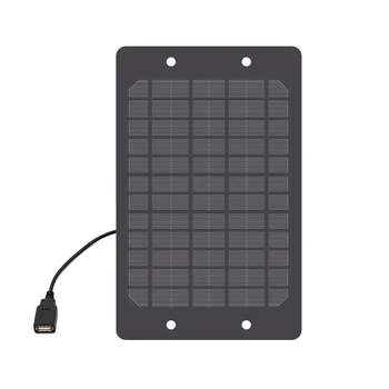 

Solar Panel 5V 1200mA Solar Battery Charger USB port DC 5.5*2.1 Charge Regulators 6W Outdoor Power Li-ion Batteries Portable