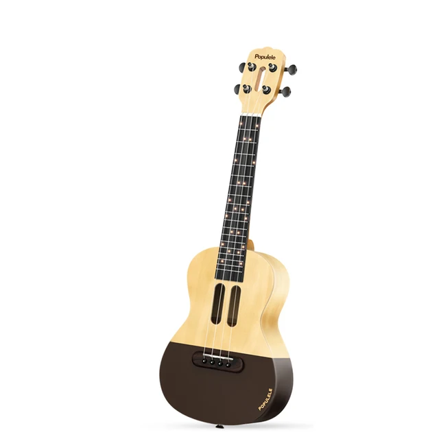 Baritone Ukulele Children Color Gloss Set Yellow Olid Wood Guitar Classical Beginner Kit Cartoons Guitarra Entertainment ZZ50YL 2