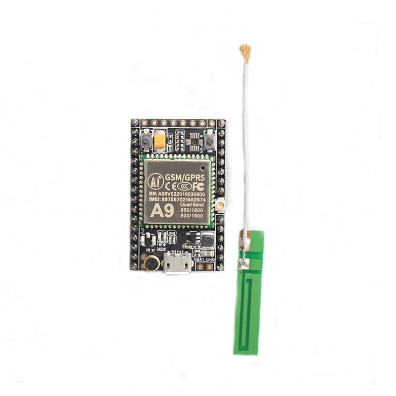 GPRS gps модуль A9 A9G модуль макетная плата беспроводной передачи данных положение IOT антенна gsm Ai Thinker для Arduino - Цвет: A9 Developmentboard