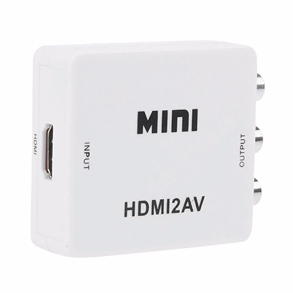 HDMI в мини композитный CVBS RCA AV видео конвертер адаптер старый ТВ 1080p HRCA