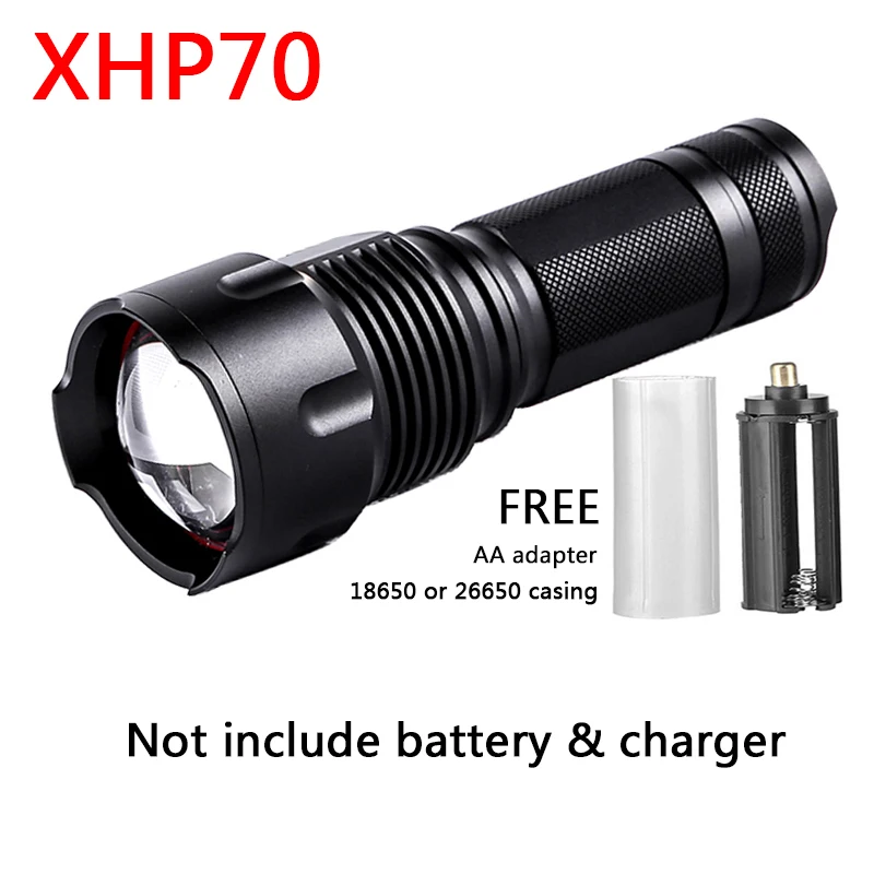 Litwod Z40 1006 CREE XHP70 XHP50 XM-L2 U3 XM-L T6 Мощность Фул светодиодный фонарик Мощность 26650 18650 14500 АА зарядная батарея - Испускаемый цвет: XHP70